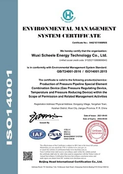 Environmental Management System Certificate
