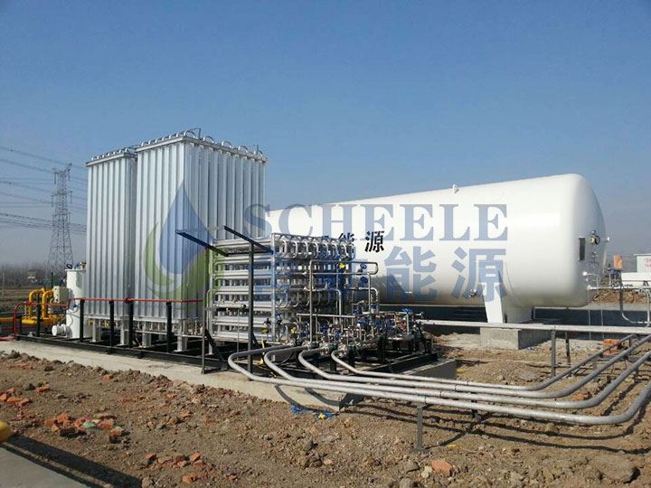 Utilization Method Of Cold Energy Of LNG Gasification Skid